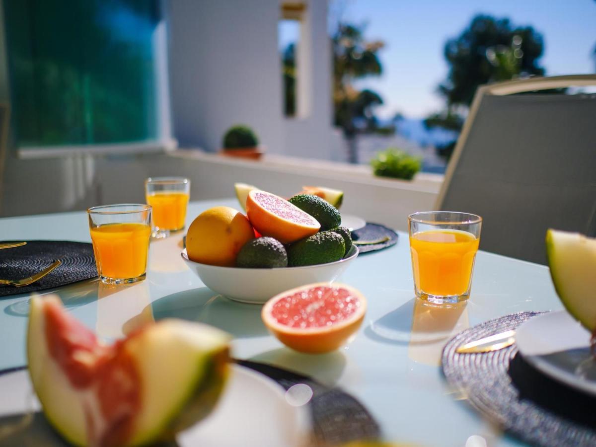 Ferienwohnung RANCHO B PENTHOUSE, 2 POOLS, VIEWS AND WiFi La Cala De Mijas Exterior foto