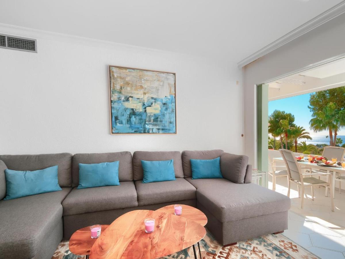 Ferienwohnung RANCHO B PENTHOUSE, 2 POOLS, VIEWS AND WiFi La Cala De Mijas Exterior foto